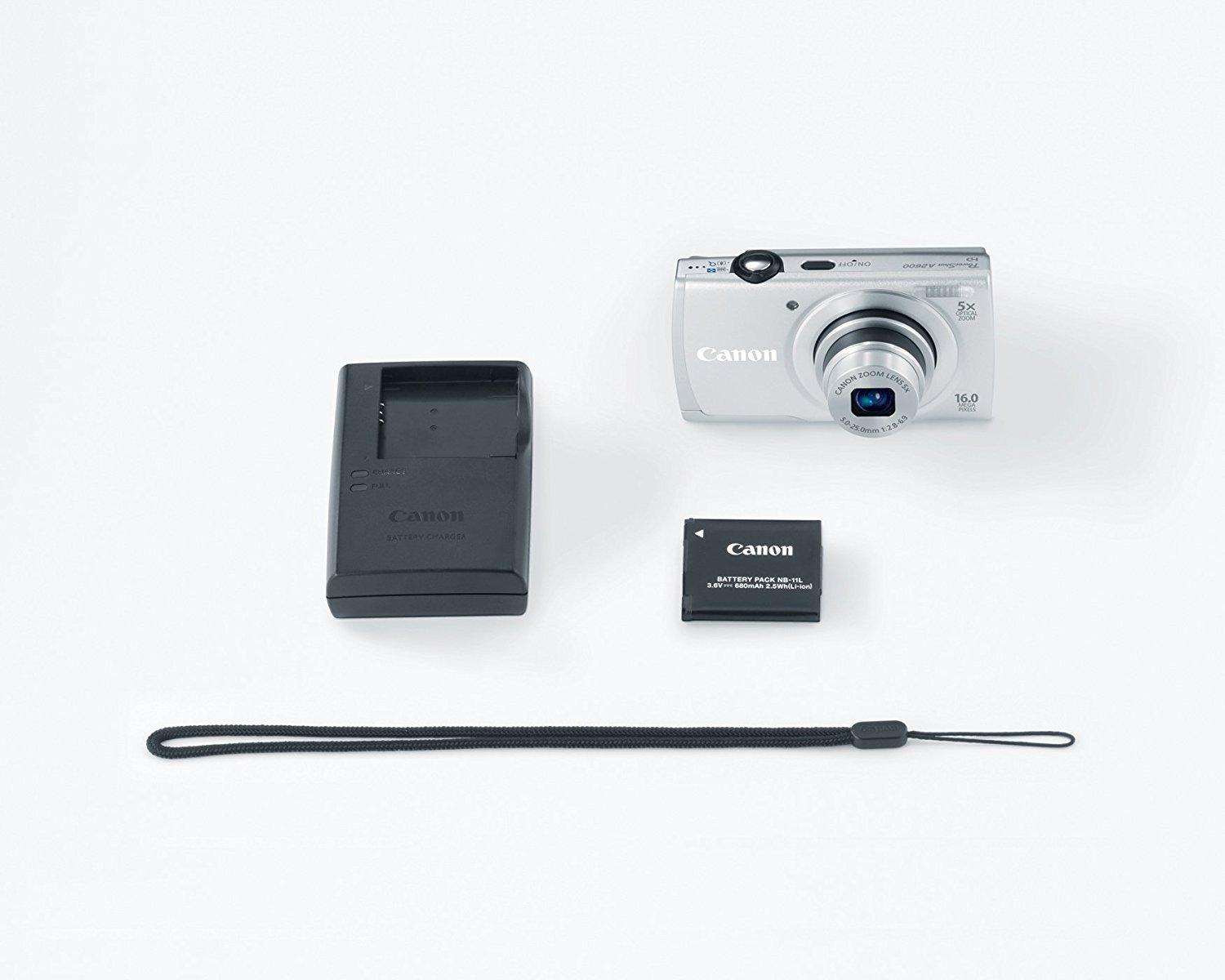 Canon PowerShot A2600 IS 16.0 MP Digital Camera with 5x Optical Zoom