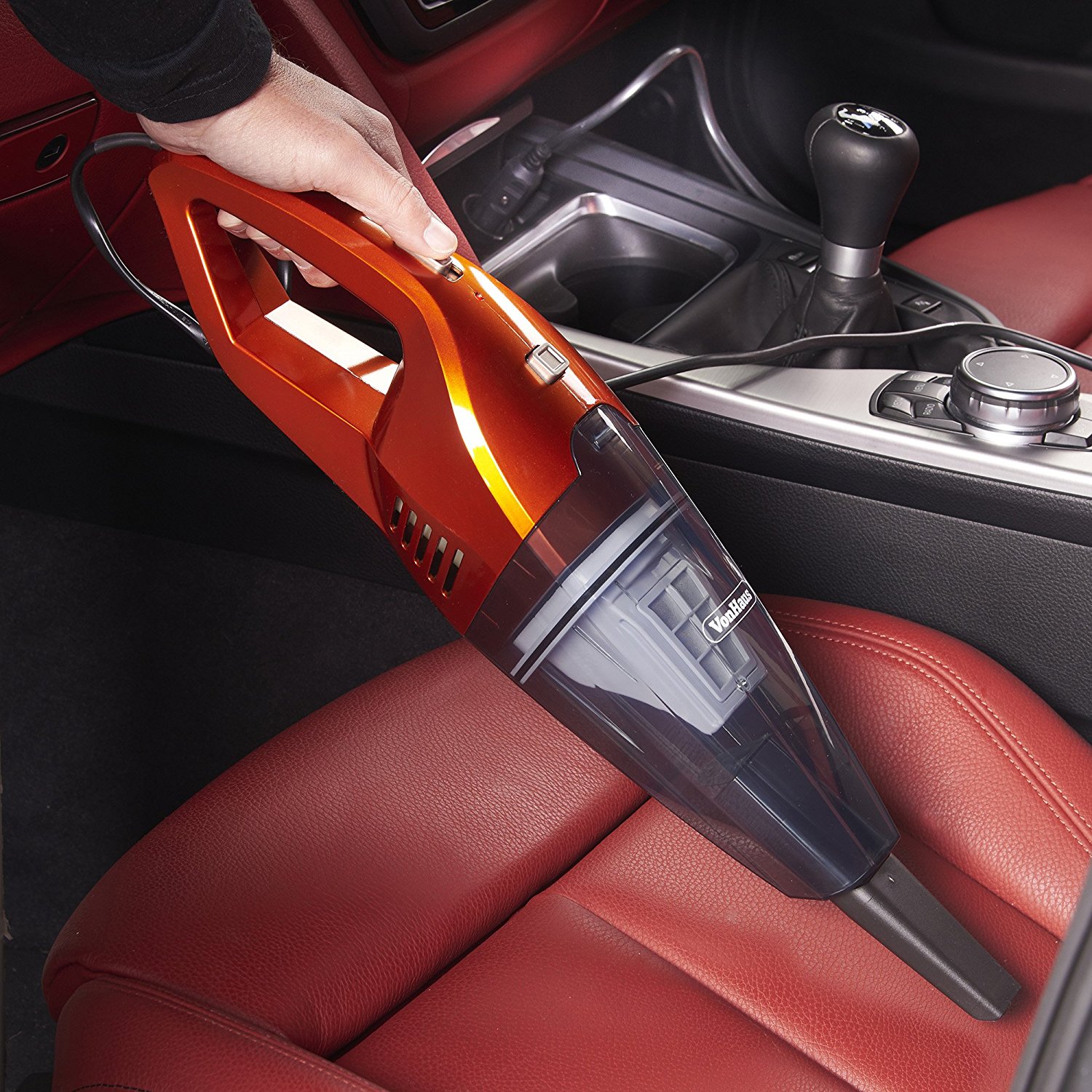 VonHaus 12V In Car Vacuum Cleaner powered by Vehicle DC Adapter Wet