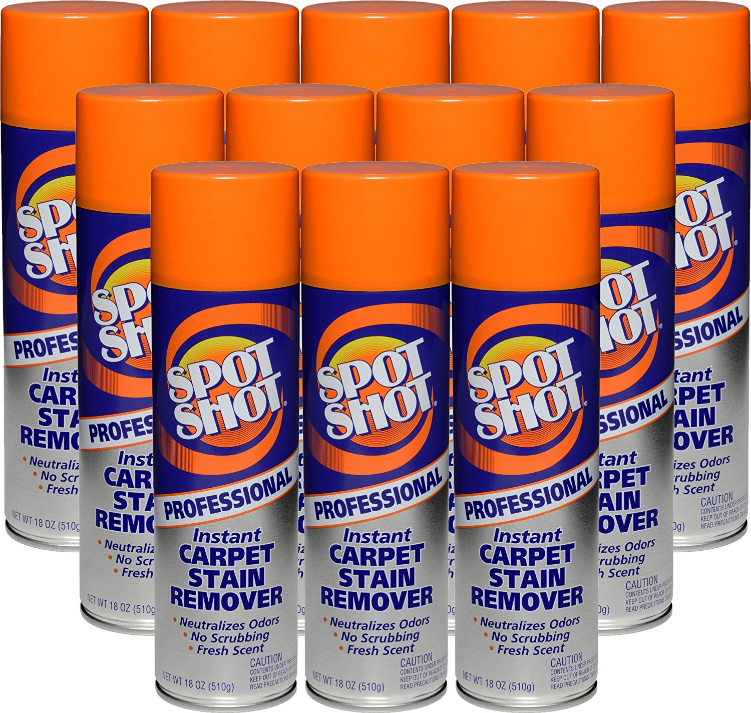Spot Shot 009989 Professional Aerosol Instant Carpet Stain Remover, 18