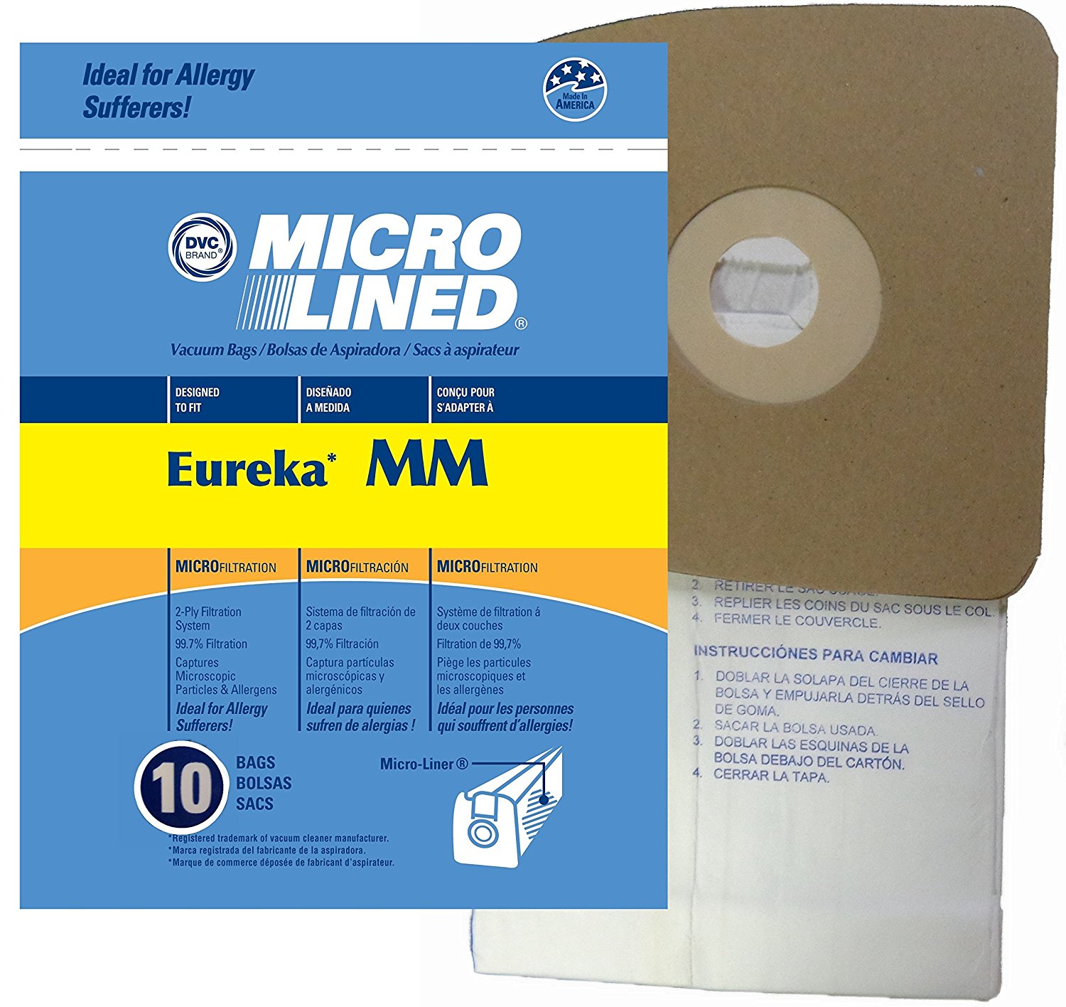 Eureka MM Microlined Mighty Mite & Sanitaire Allergen Filtration