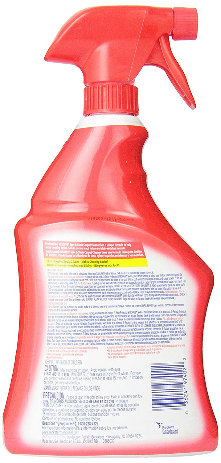 Resolve Professional Strength Spot and Stain Carpet Cleaner, 32 oz N3