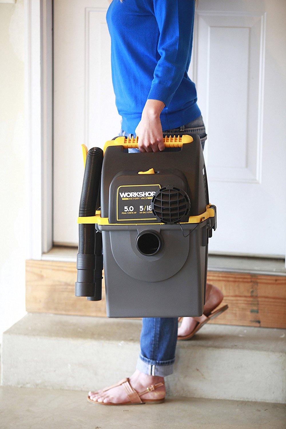 Wet Dry Vac WS0500WM Portable Wall Mount Wet Dry Vacuum