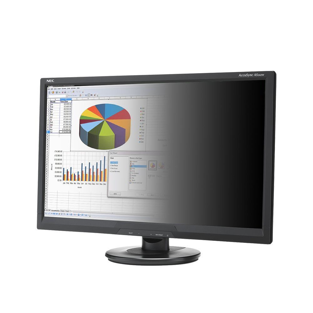 Deltatouch Privacyview PVN2429 24in LED Desktop Privacy Monitor with