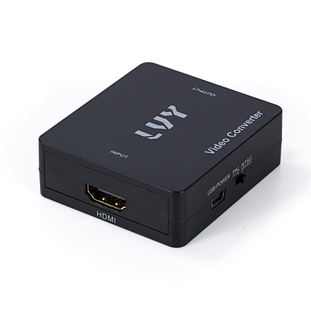 LVY Mini HDMI to AV Converter 1080p HDMI to RCA CVBS AV Composite