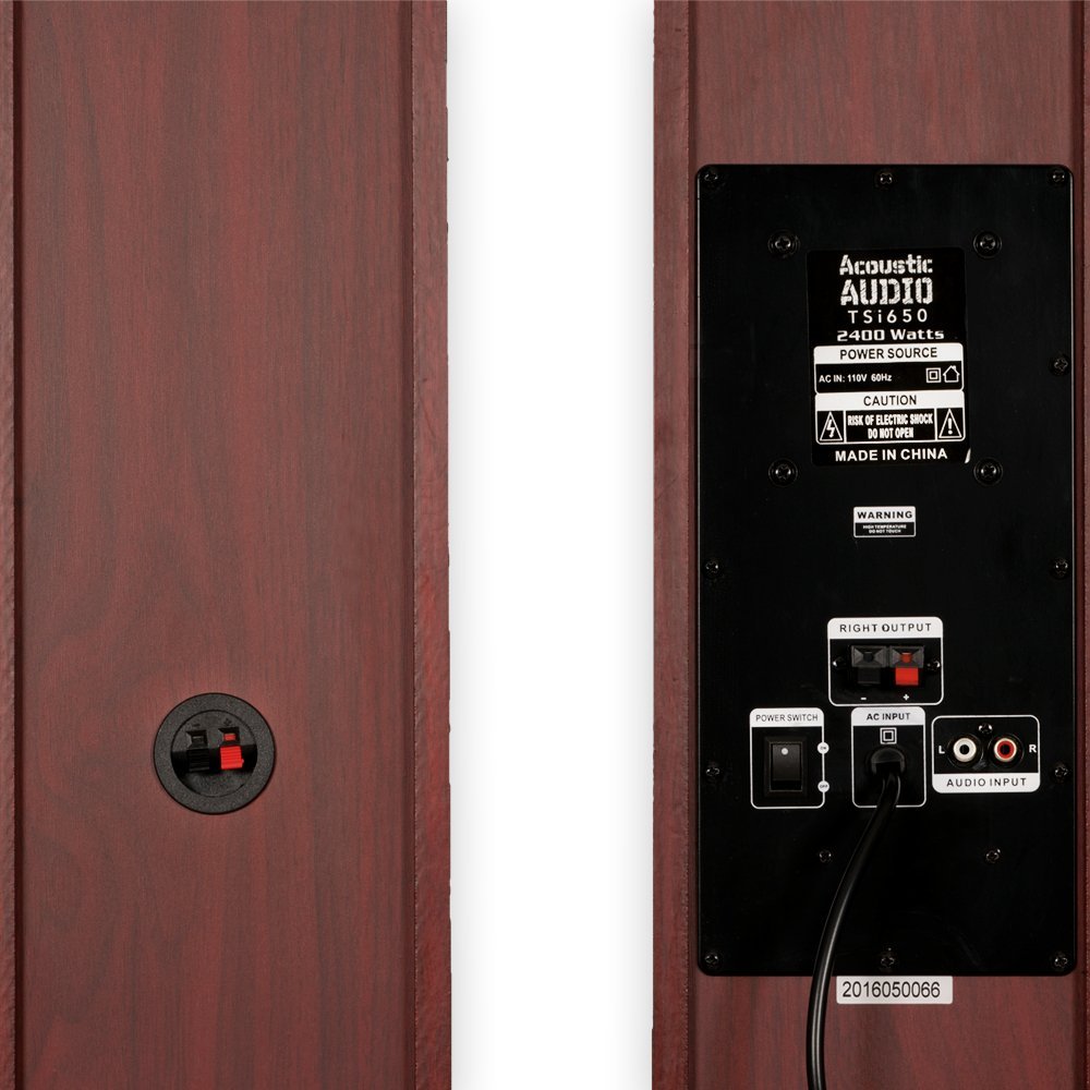 Acoustic Audio TSi650 Bluetooth Powered Floorstanding Tower Multimedia