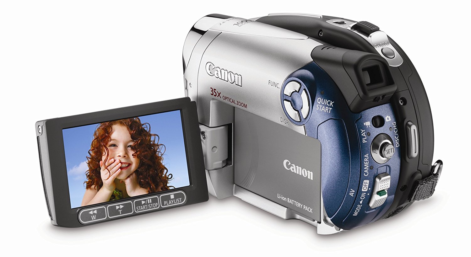 Canon DC210 DVD Camcorder with 35x Optical Zoom (Discontinued by