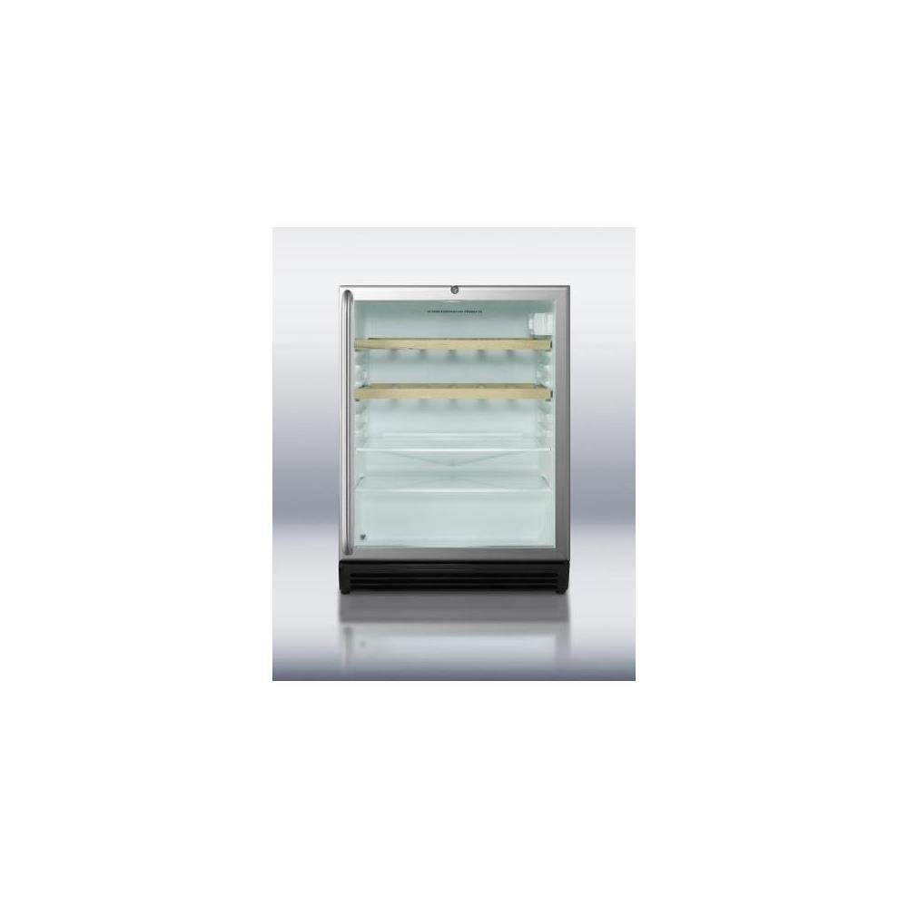 Summit SCR600BLBISHWOADA 24" Stainless Steel Undercounter BuiltIn