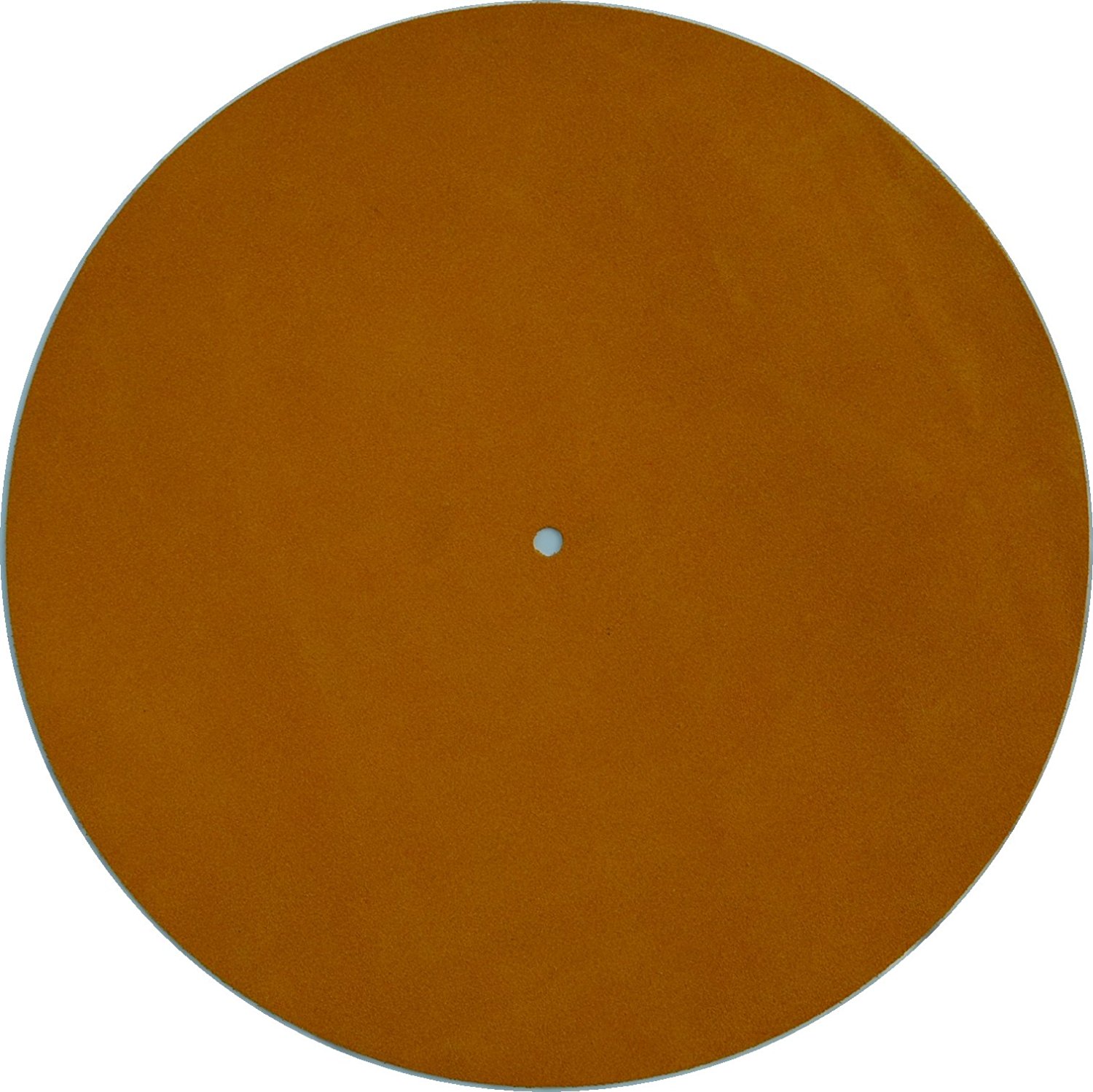 Genuine Leather Turntable Platter Mat Gold Suede free image download