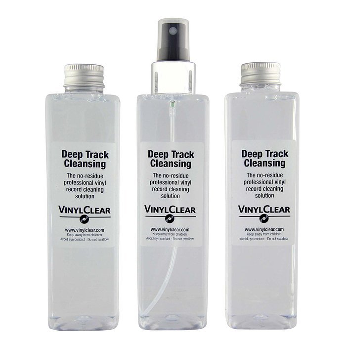 Vinyl Record LP Cleaning Antistatic Solution 3 x 250ml Bottles by