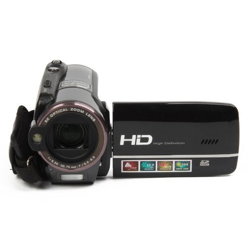 HD9Z 3.0" TFT LCD 5.0 MP CMOS Digital Video Camcorder with 5X Optical