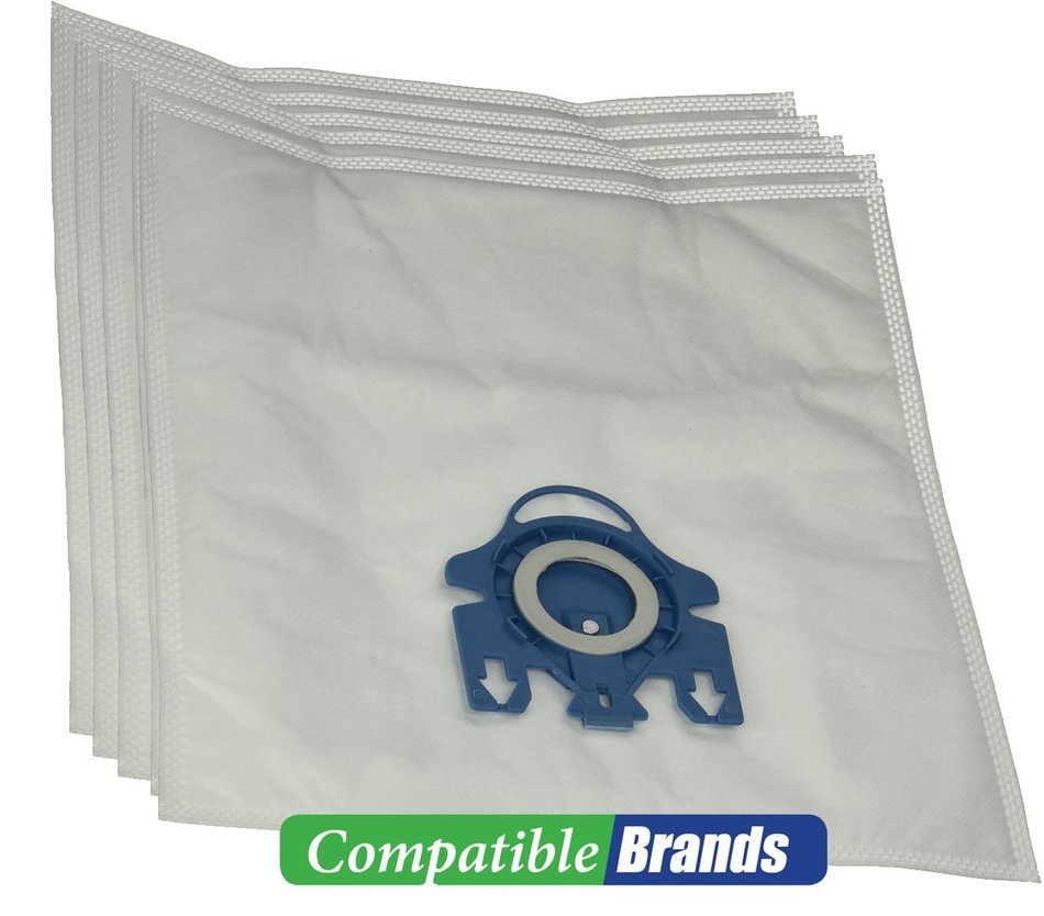 Miele GN Compatible Canister Vacuum Bags 5 Pack Plus 2 Free Filters