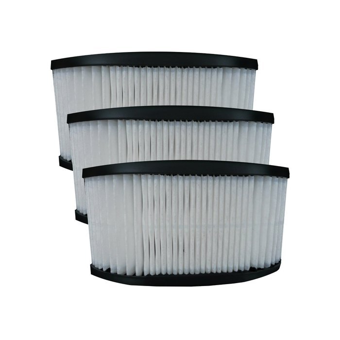 (3) 40130050 Hoover Fold Away Turbo Power 3100 HEPA Pleated filter