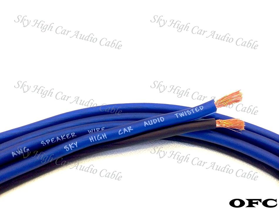 50' feet OFC TRUE 14 Gauge AWG Oxygen Free Copper Speaker Wire Car Home