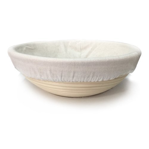 DIAOSnx Oval Bread Proofing Basket come with Linen Liner 8.3 x