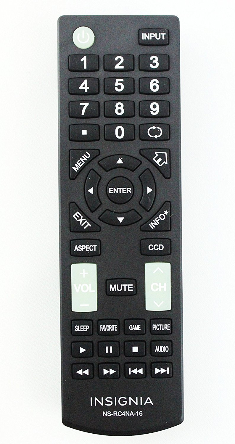 Insignia NSRC4NA16 LED TV Remote Control free image download