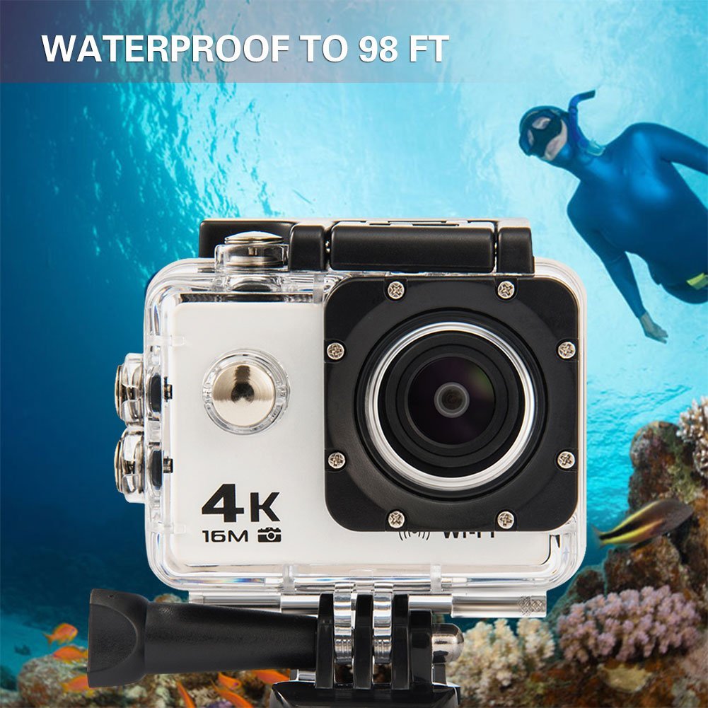 MARVUE MA30 4K WIFI Sports Action Camera FULL HD 1080P 60fps 16MP Waterproof Digital Video