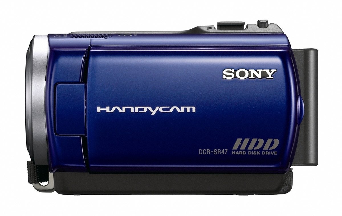 Sony DCRSR47 Hard Disk Drive Handycam® Camcorder (Red) (Discontinued