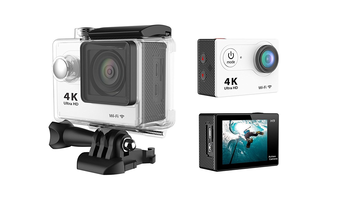 H9R Remote Action Camera Ultra HD 4K WiFi 1080P/60fps 2.0 LCD 170D Lens