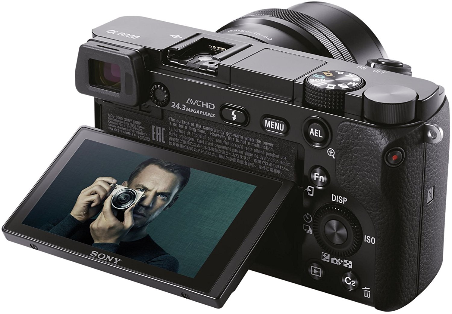 Sony A6000 Interchangeable Lens Digital Camera with SELP1650 and
