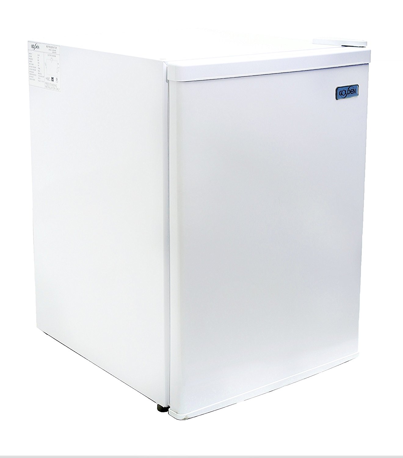 GOLDEN Energy Star 2.4 Cubic Ft. Compact Refrigerator with Freezer