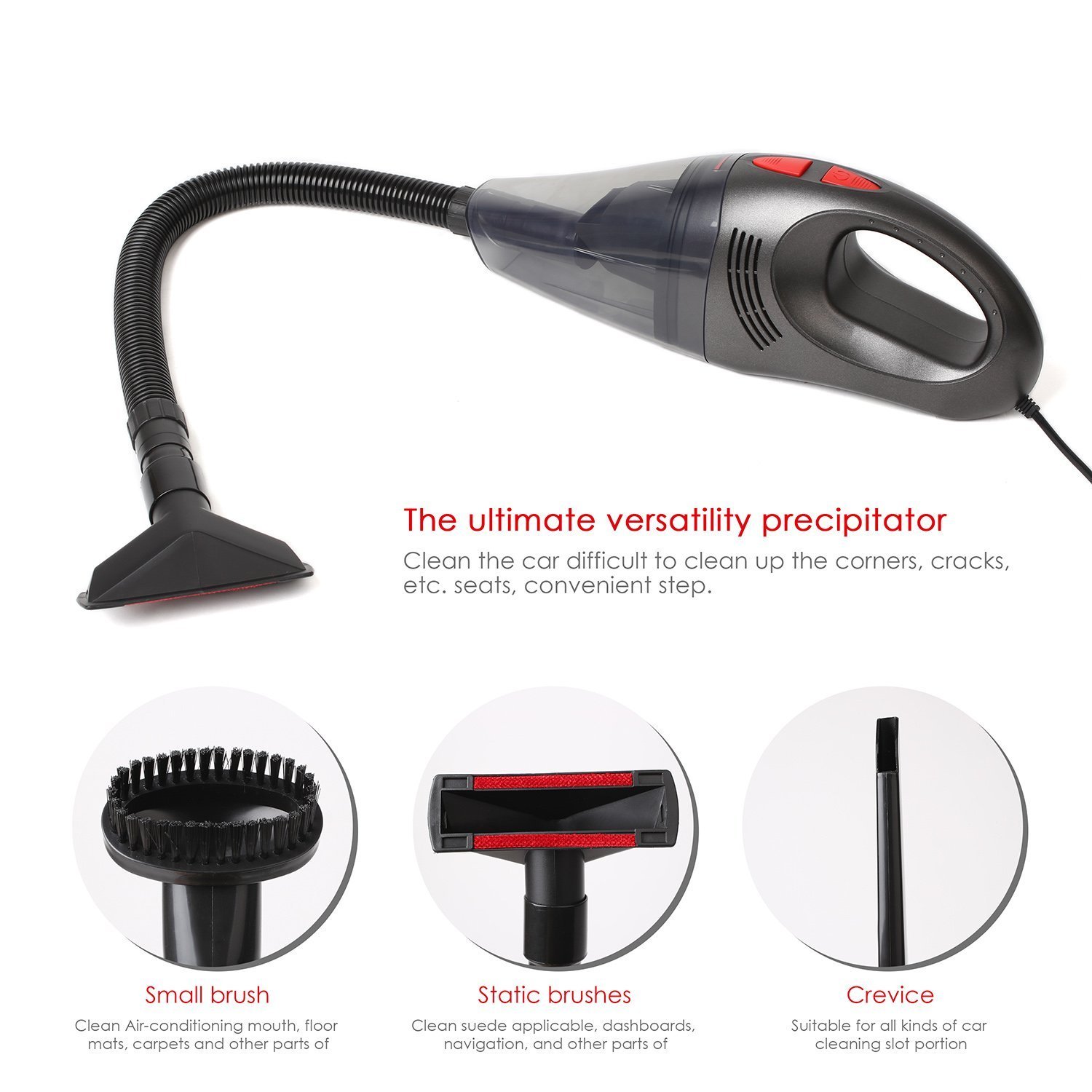 Tacklife (Viewee) Car Vacuum Cleaner, DC 12Volt 100W Wet & Dry Auto