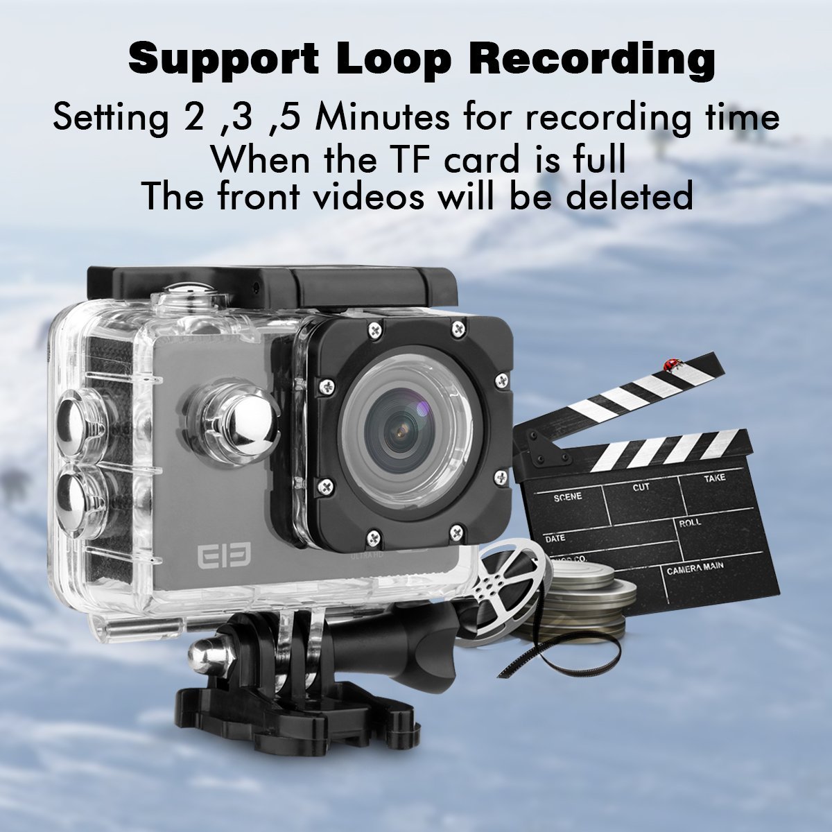 Elephone ELE Explorer Action Camera Wifi Ultra HD 4K 15fps 16MP 2.0