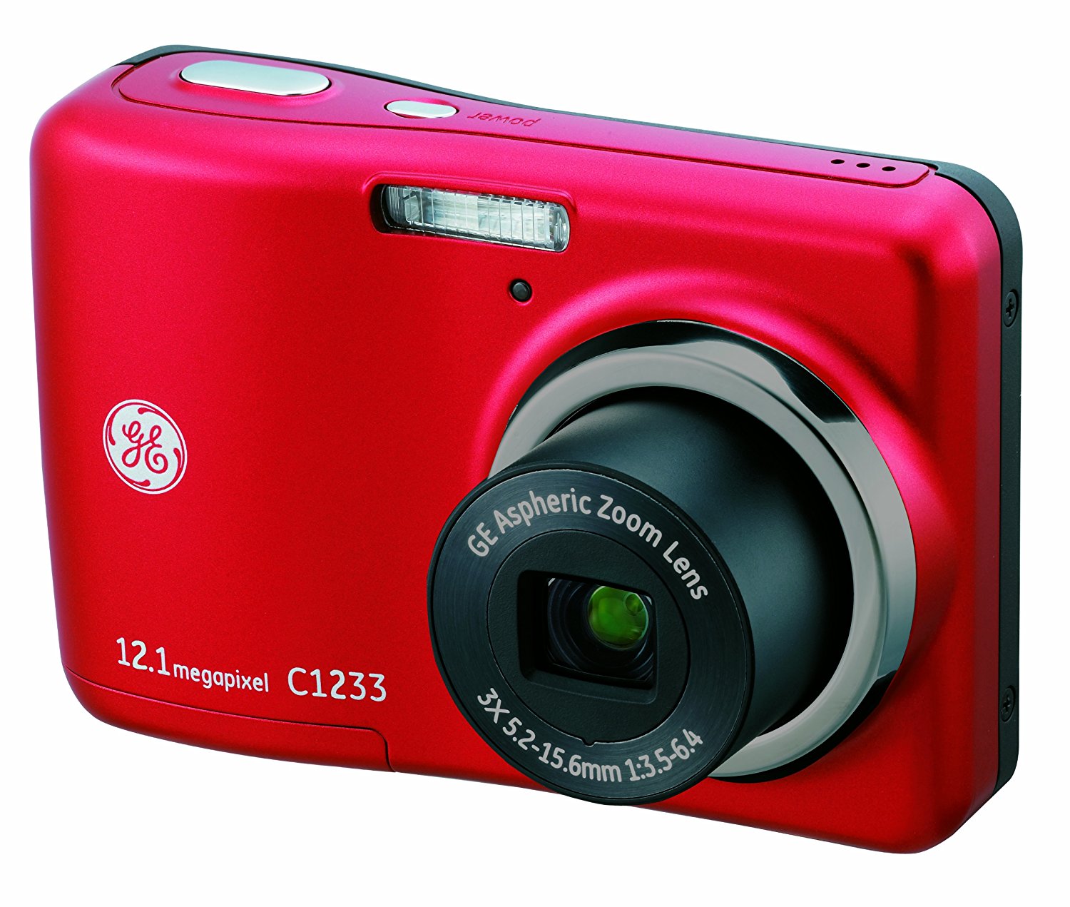 GE C1233 12MP Digital Camera with 3X Optical Zoom and 2.4 Inch LCD with