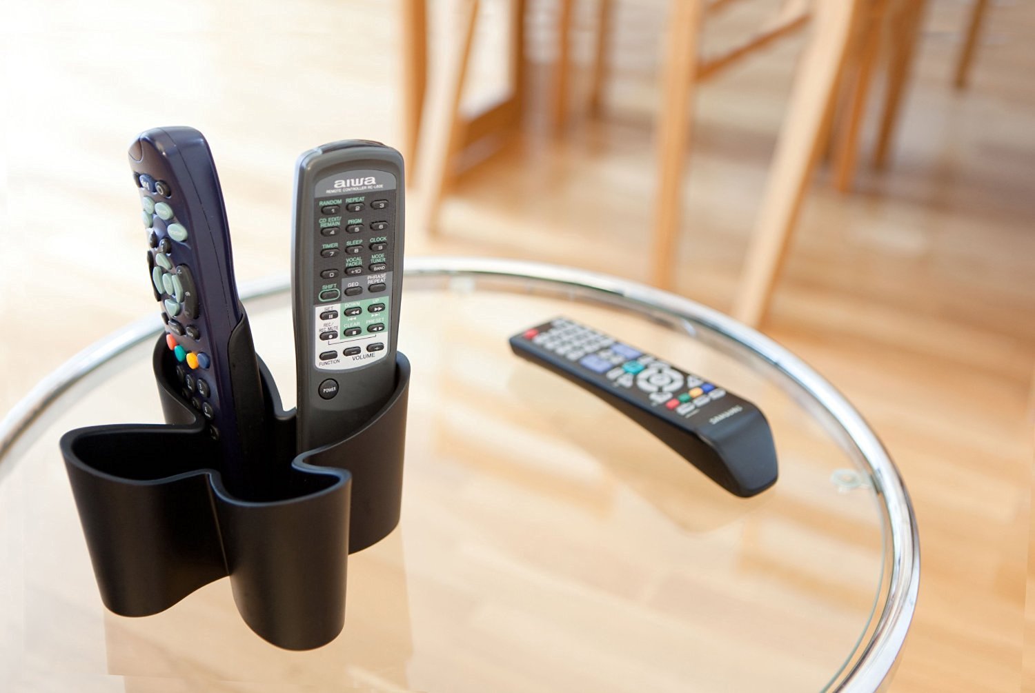 Cozy Remote Control Tidy Remote Holder and TV Remote Organizer (Red