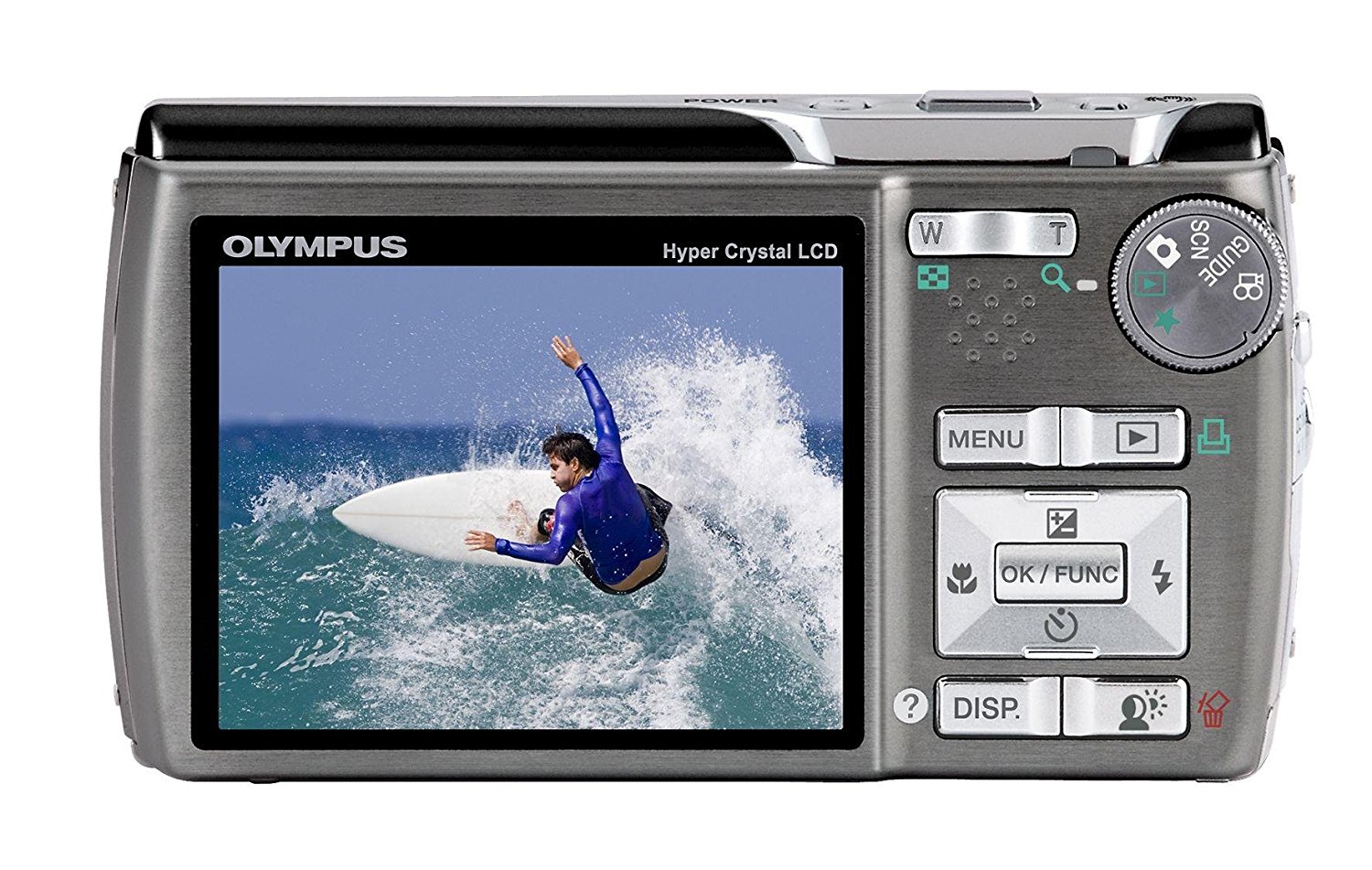 Olympus Stylus 780 7.1MP Digital Camera with Dual Image Stabilized 5x Optical Zoom (Silver) free