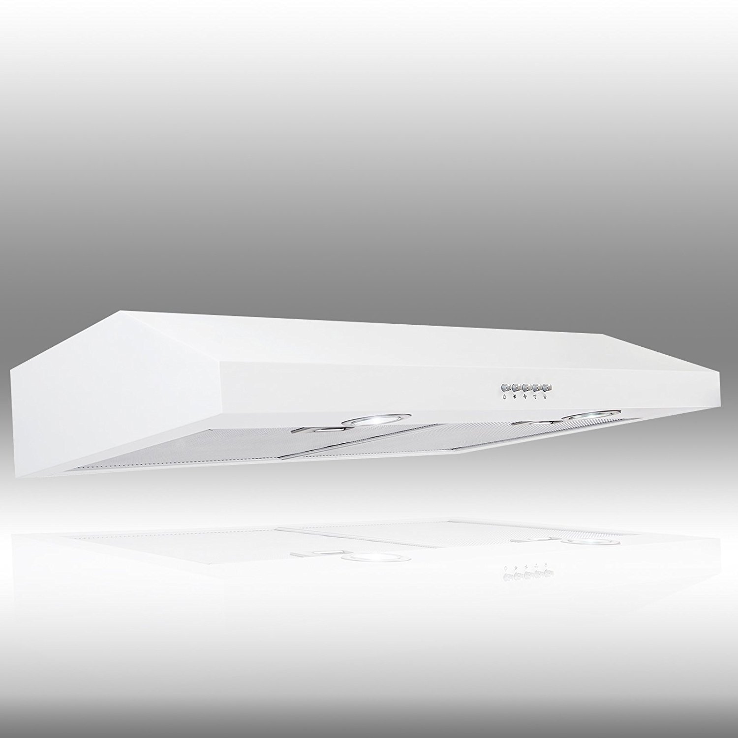 AKDY 30" White Stainless Steel Under Kitchen Grease Filters