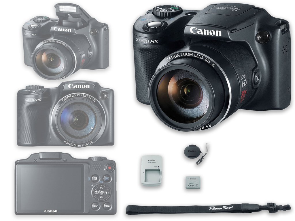 Canon PowerShot SX510 HS Digital Camera International Version free