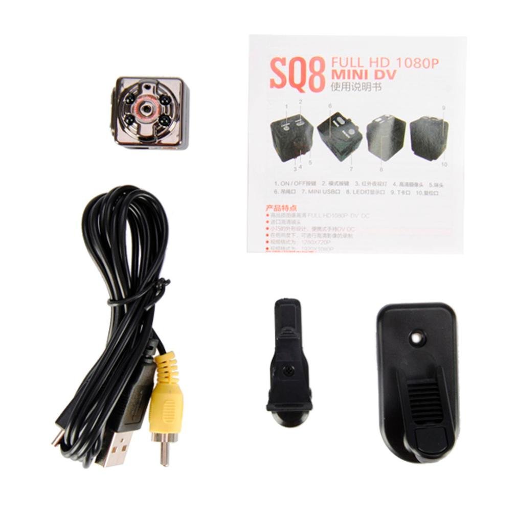 Elevin(TM) SQ8 Mini Sport DV Camera 1080P Full HD Car DVR Dash Cam