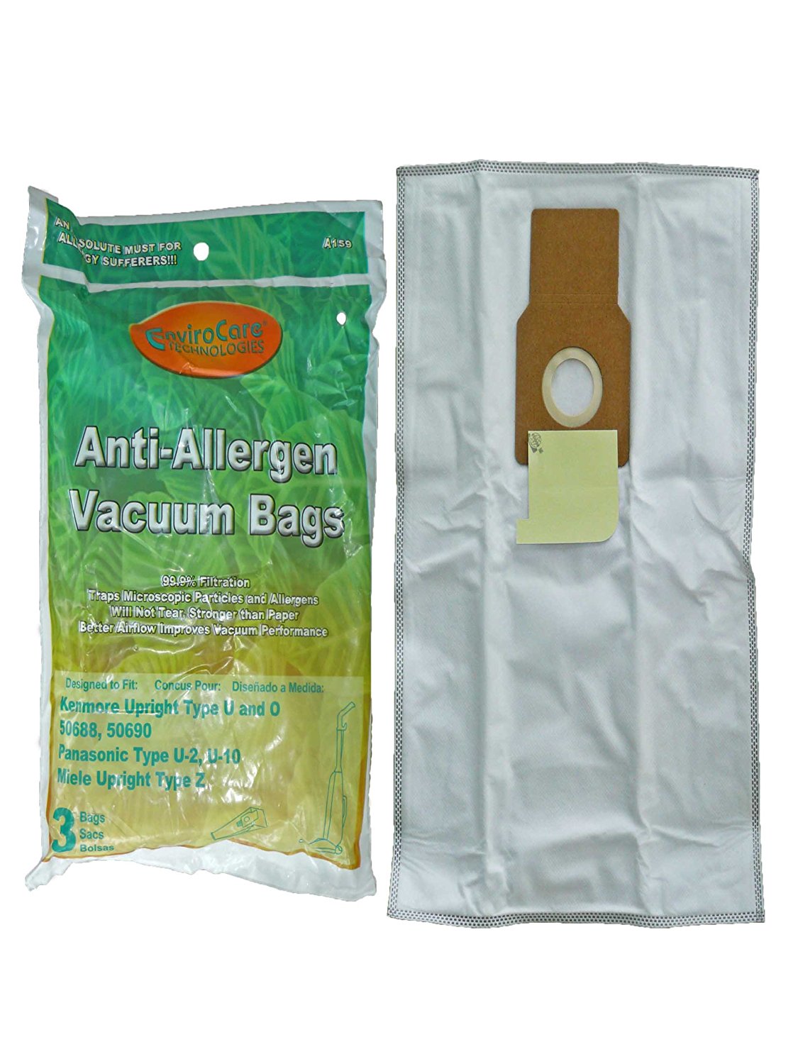 3 Kenmore 50688 5069 50690 HEPA Allergen Upright Vacuum Cleaner Bag