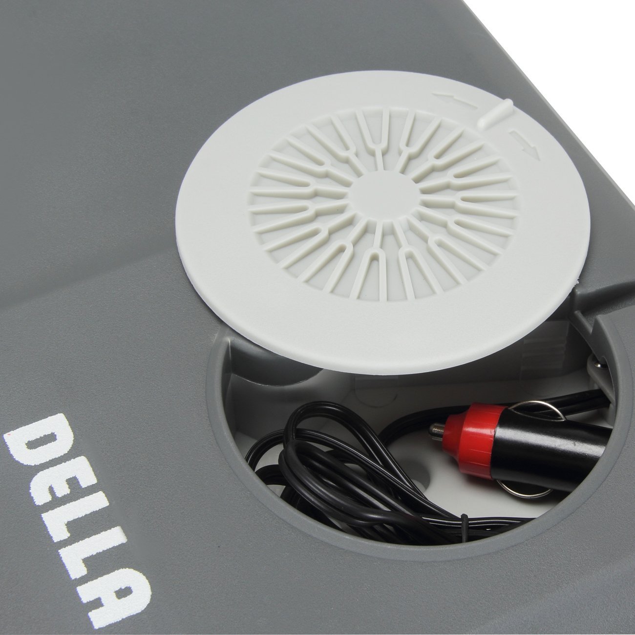 Della 40 Quart Portable 12V Electric Cooler/Warmer Thermoelectric Travel Camping RV w/ Wheels N4