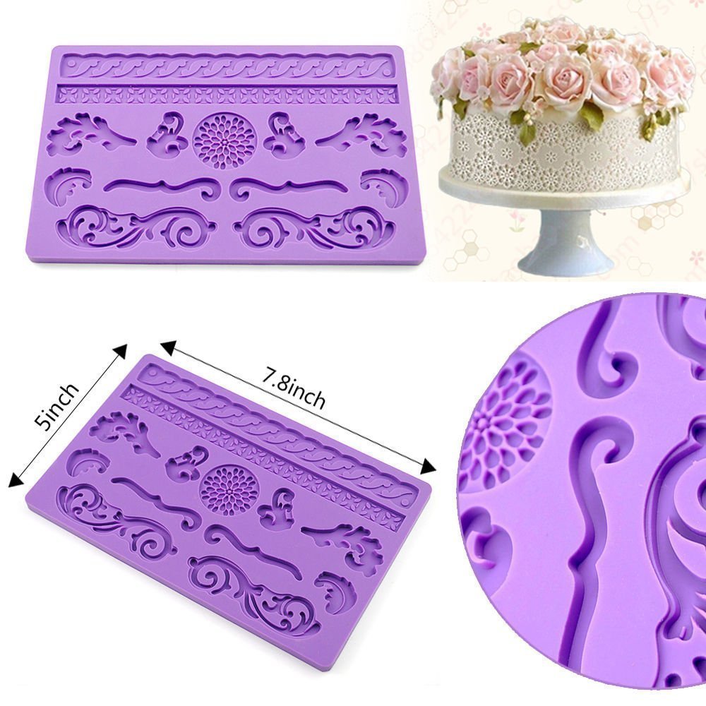 Silicone Cake Lace Mold for Wedding Cake Decoration,DiDaDi Lovely