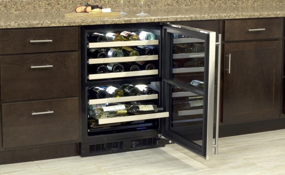 Marvel ML24WDF3LP Overlay Frame 24" Dual Zone Wine Cellar with Dynamic Cooling Technology 40