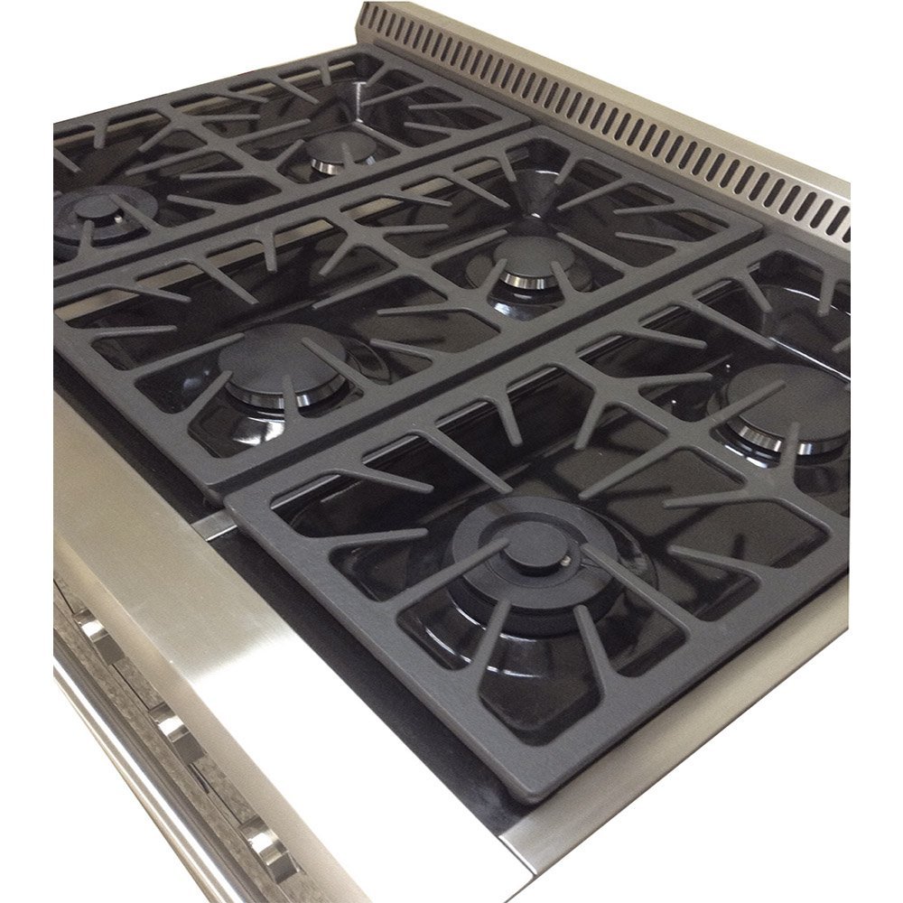 Kucht KRG3618U 36" ProfessionalClass Gas Range Convection Oven, 6 Top