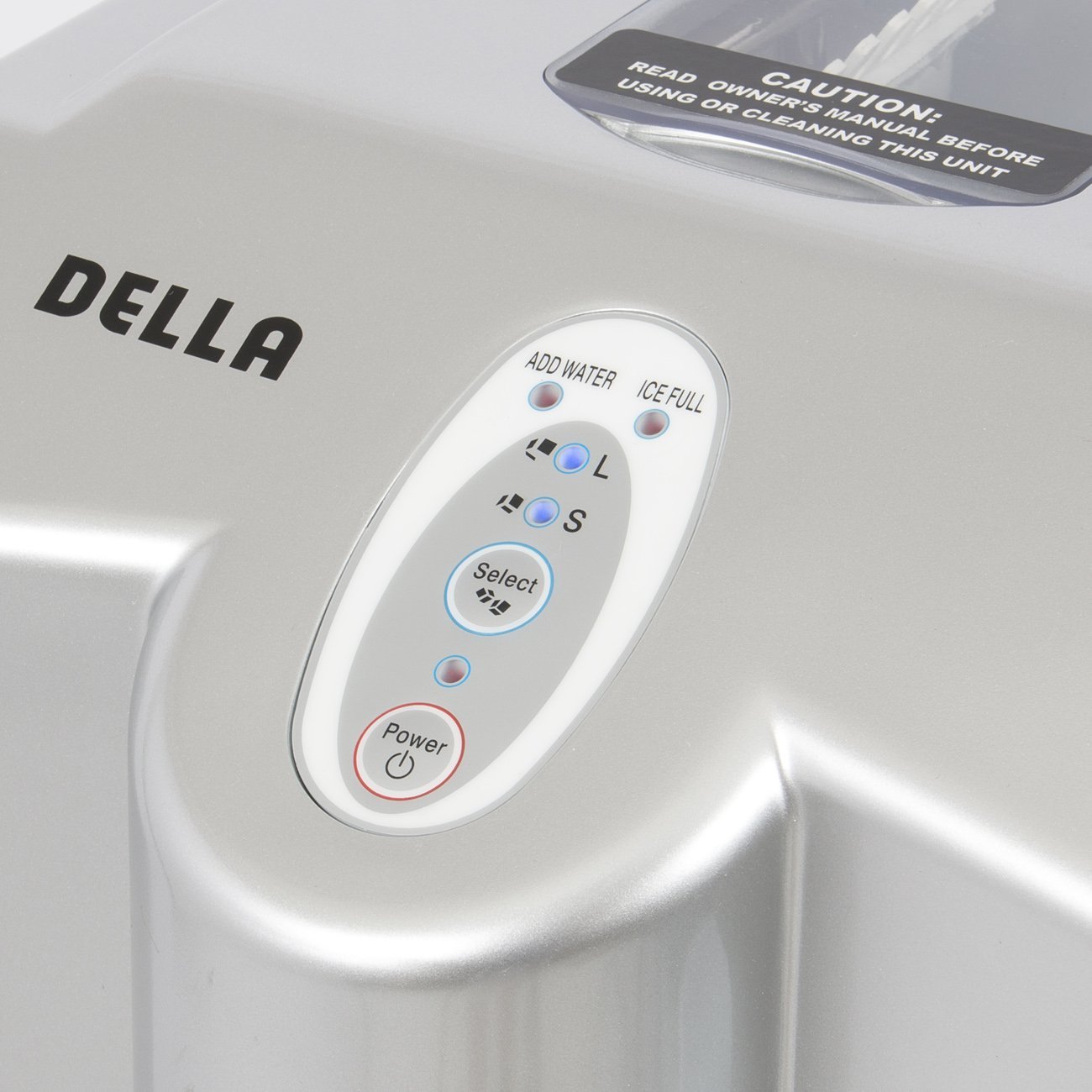Della Compact Portable CounterTop Ice Maker Dispenser Freestanding Cube Machine free image download
