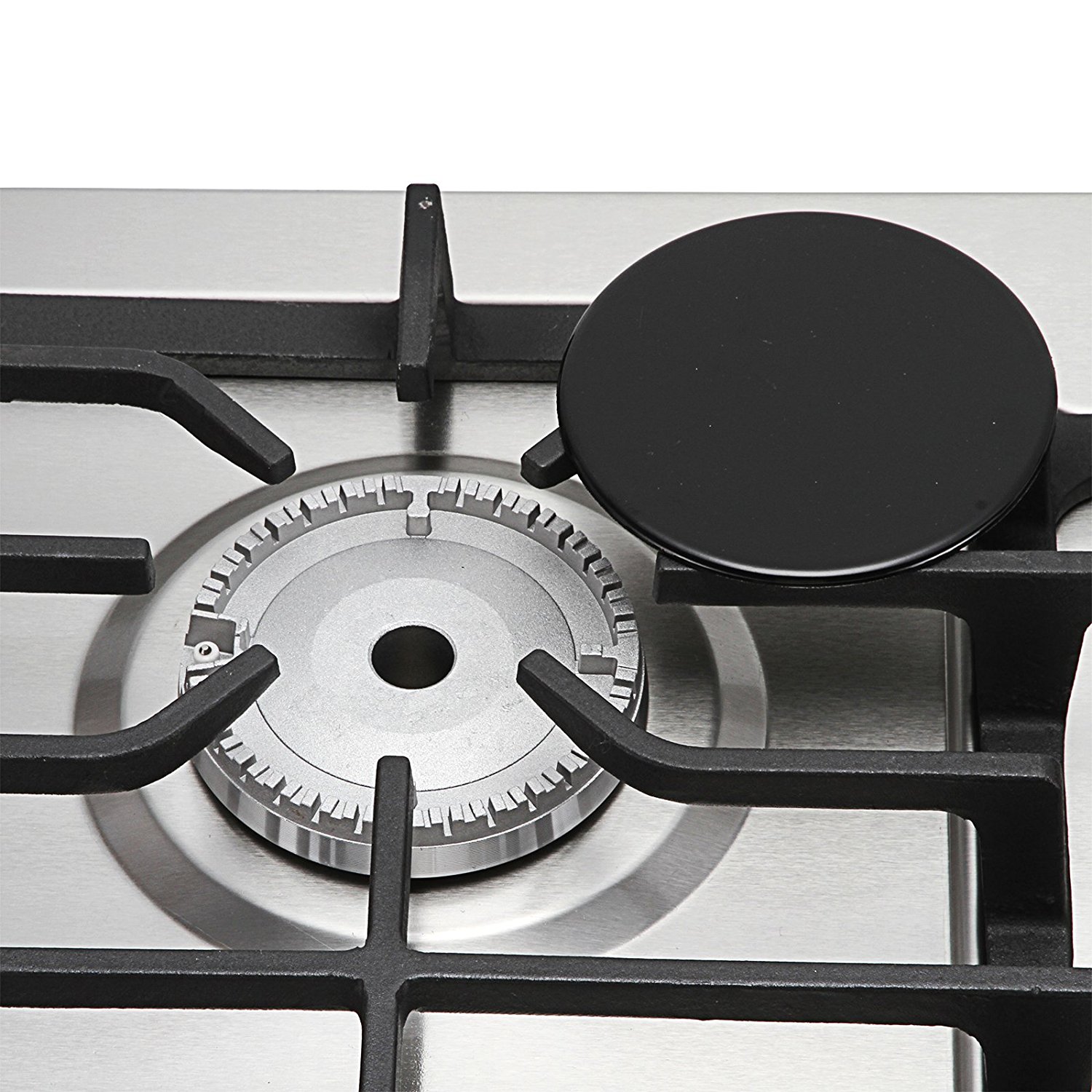 METAWELL 30" Stainless Steel Gold Burner Builtin 5 Stoves Natural Gas