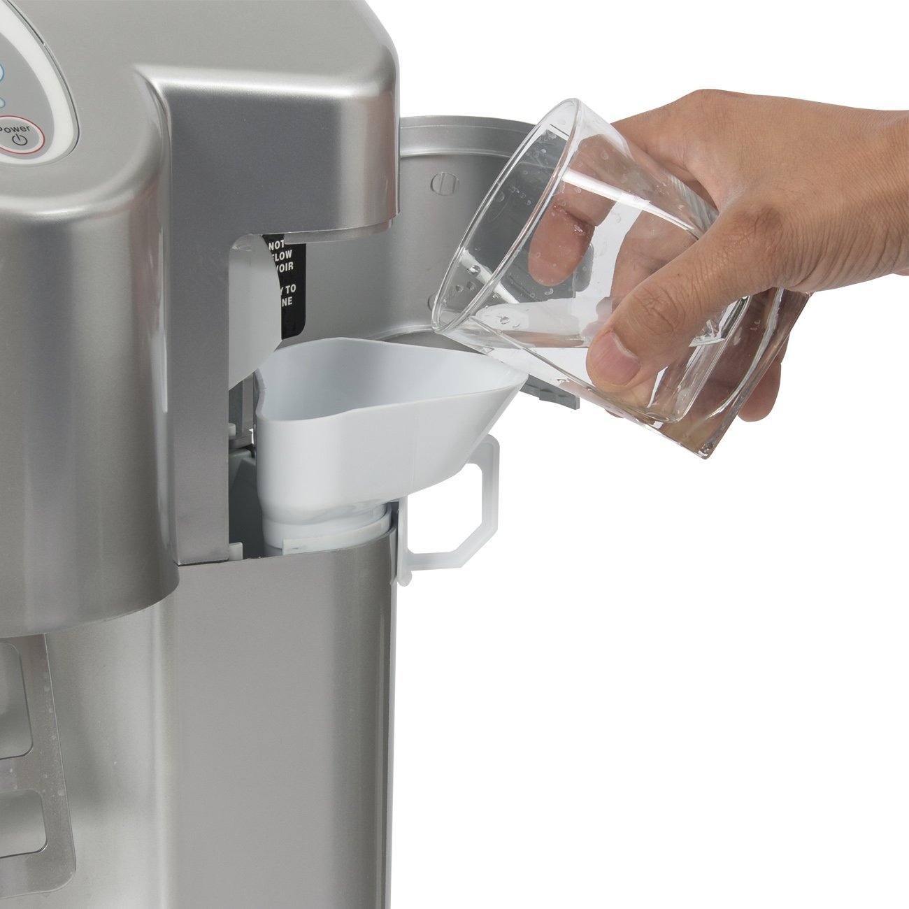 Della Compact Portable CounterTop Ice Maker Dispenser Freestanding Cube Machine N2 free image