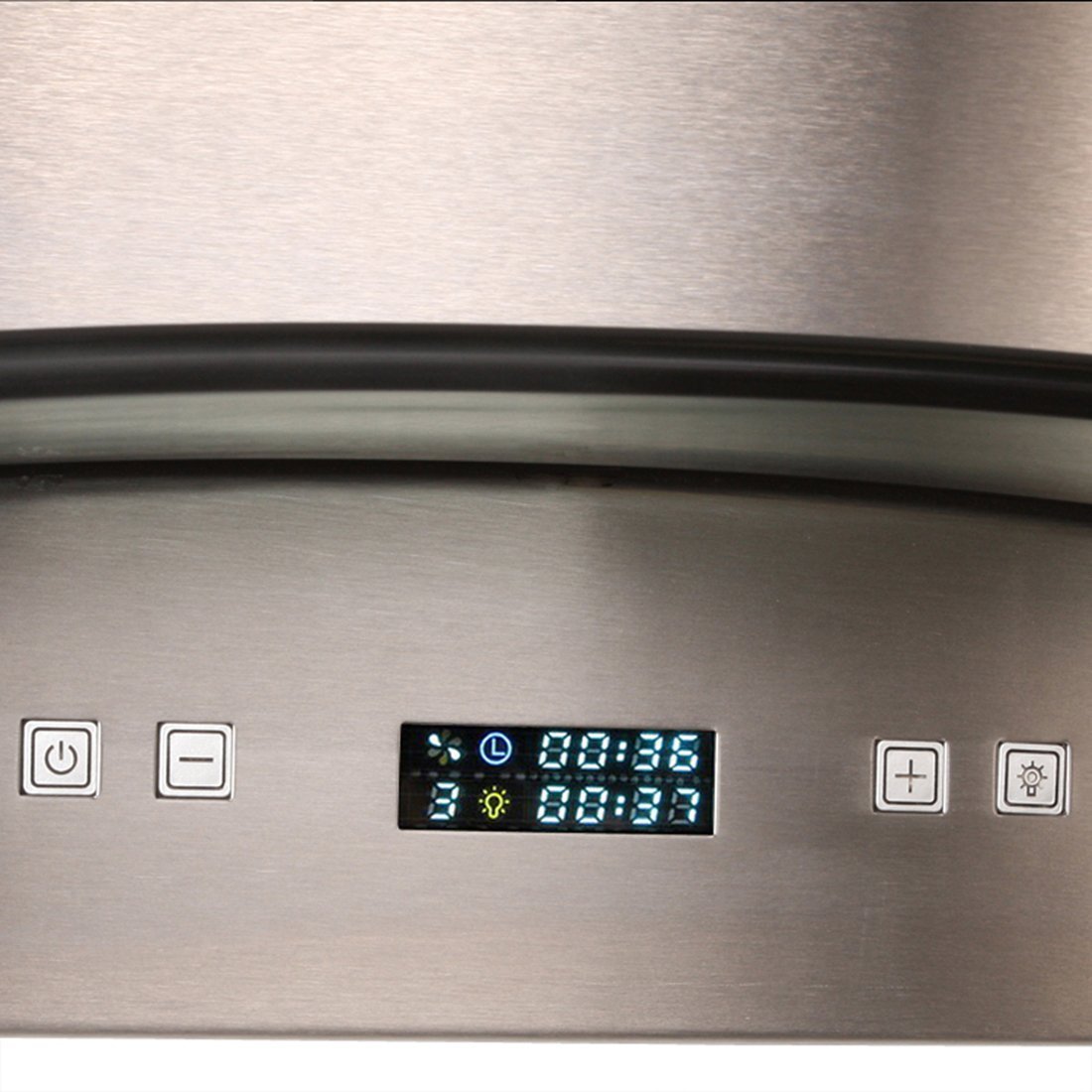 CAVALIERE 36" Island Mounted Stainless Steel / Glass Kitchen Range Hood