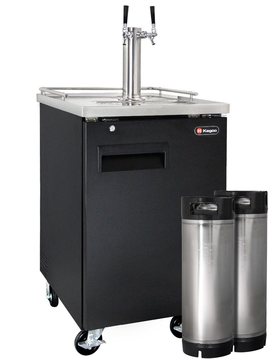 Kegco Commercial Grade Homebrew Kegerator Four Faucet Ball Lock Keg