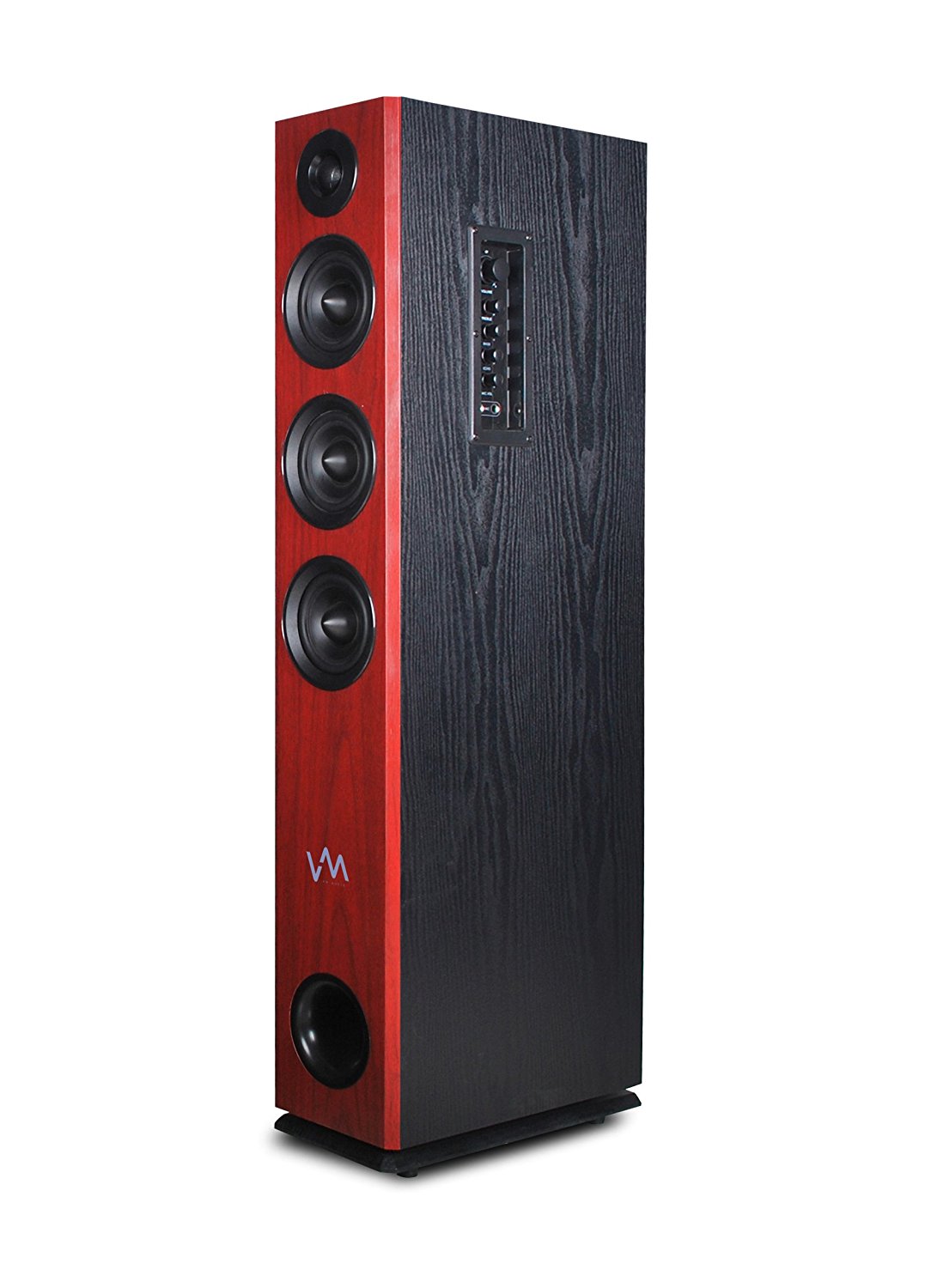 VM Audio EXAT32 Cherry/Black Floorstanding Powered Bluetooth Tower