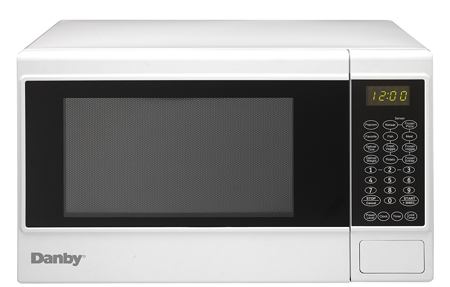Danby Designer 0.7 cu.ft. Countertop Microwave, Black/Stainless Steel