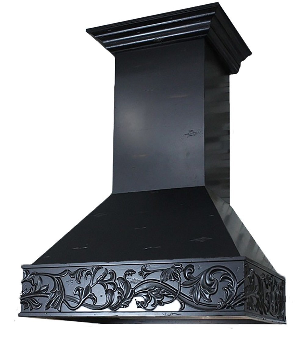 Z Line 373AA30 1200 CFM Wooden Wall Mount Range Hood, 30", Antigua