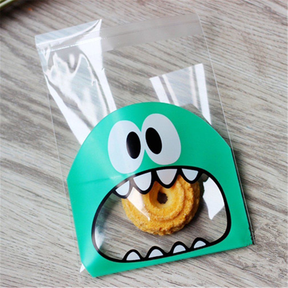 Yunko 300pcs Clear Little Daisies Cookie Candy Soap Packaging Self