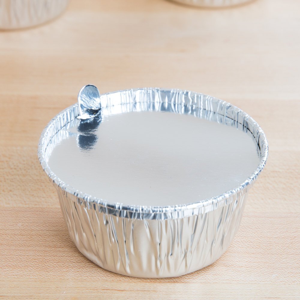 Aluminum Foil Pie Tins, 25 Extra Deep Pans, 5 Inches Diameter, from