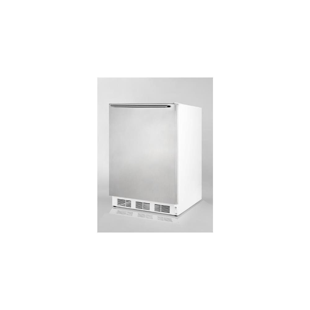 Summit Commercial Grade 5.5 cu. ft. Builtin Refrigerator in White w
