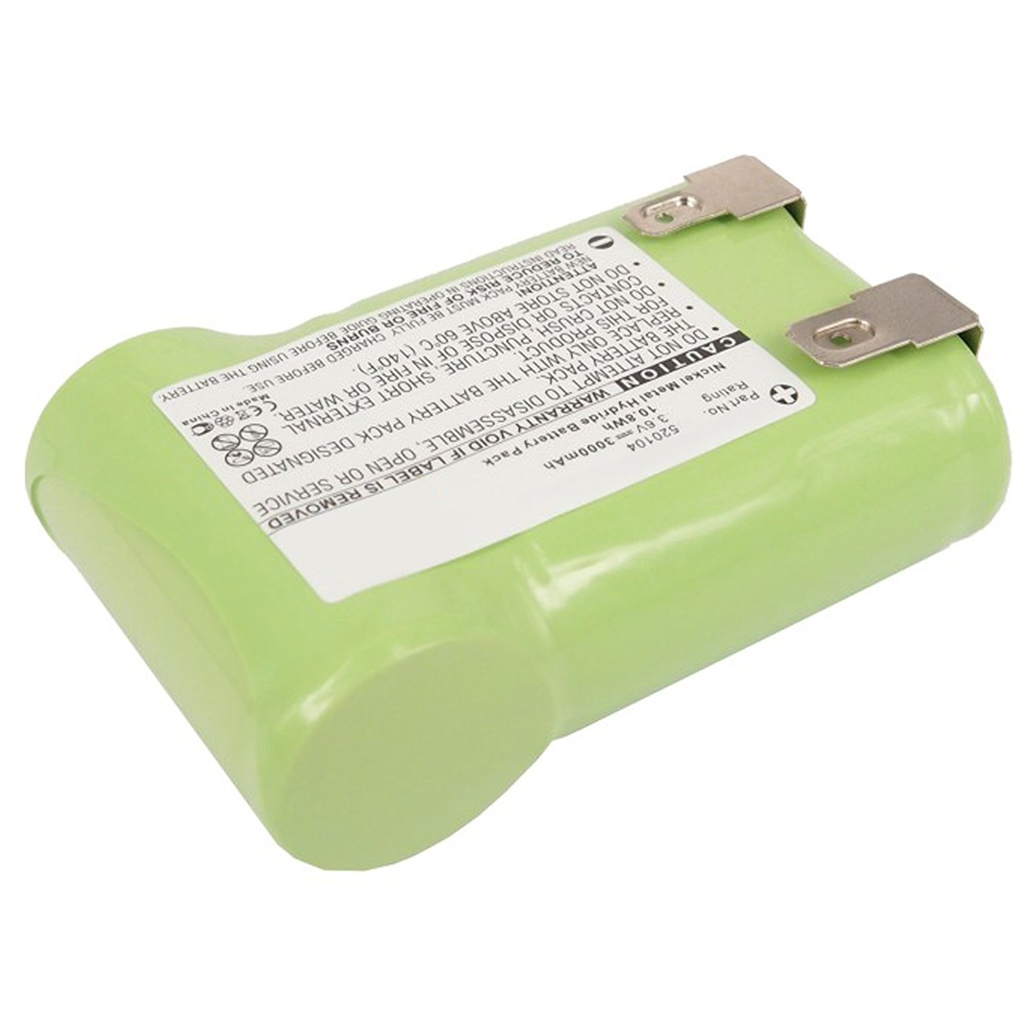 2x Exell NiMH 3.6V Battery Fits AEG Junior 3000 Handheld Vacuums