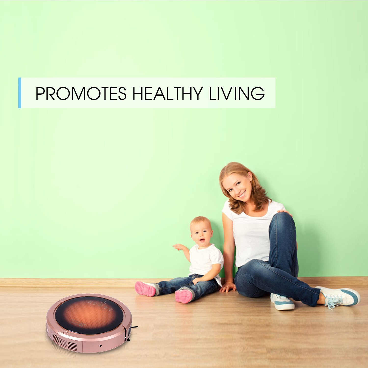 CleanMate QQ6 Vacuum Cleaning Robot (Gold) N4 free image download